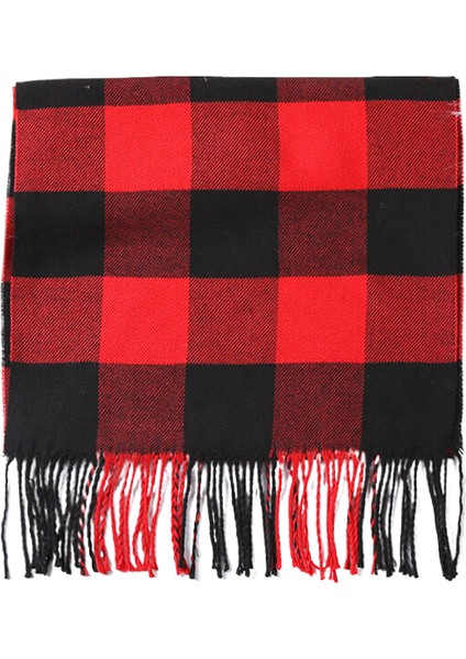 Charlottemoda Ingiliz Ekose Kaşmir Eşarp Çocuk Sonbahar ve Kış Erkek Çift Sıcak Şal Dış Ticaret Eşarp (Yurt Dışından)