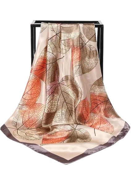 Charlottekare Eşarp, Yüksek Kaliteli Kafa Bandanası, Ipek, Moda Ipek Eşarp, Çok Yönlü Eşarp, Modaya Uygun Şal, Benzersiz ve Çok Yönlü (Yurt Dışından)