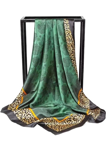 Charlottekare Eşarp, Yüksek Kaliteli Kafa Bandanası, Ipek, Moda Ipek Eşarp, Çok Yönlü Eşarp, Modaya Uygun Şal, Benzersiz ve Çok Yönlü (Yurt Dışından)