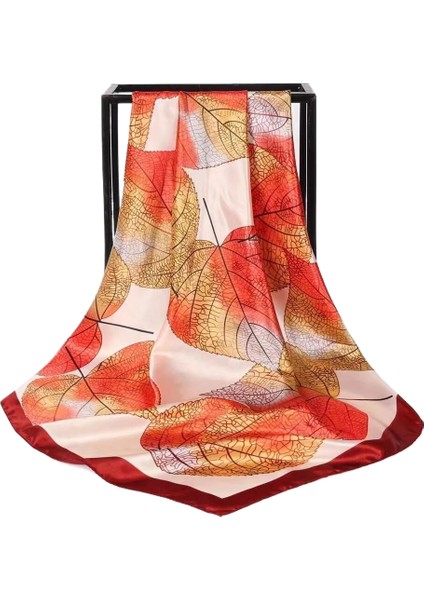 Charlottekare Eşarp, Yüksek Kaliteli Kafa Bandanası, Ipek, Moda Ipek Eşarp, Çok Yönlü Eşarp, Modaya Uygun Şal, Benzersiz ve Çok Yönlü (Yurt Dışından)