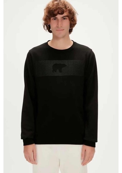 Sweatshirt Siyah Fancy Erkek Sweatshirt 19.02.12.007-MIDNIGHT