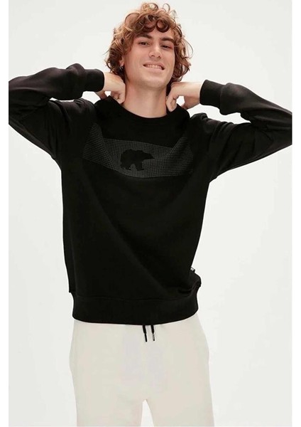Sweatshirt Siyah Fancy Erkek Sweatshirt 19.02.12.007-MIDNIGHT