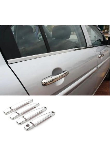 Hyundai Accent Era Krom Kapı Kolu 4 Kapı 2005 Üzeri Paslanmaz Çelik Uyumlu
