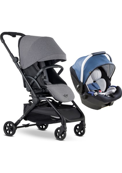 Mını By Easywalker Buggy Turn - Ipro Denim Isize Travel Sistem Bebek Arabası - Grey