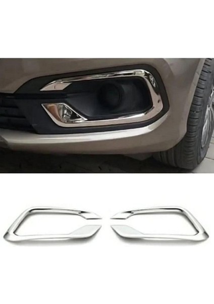 Fiat Egea Krom Sinyal Çerçevesi + Sis Çerçevesi 2020 Üzeri Paslanmaz Çelik