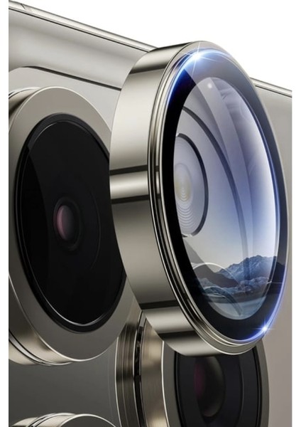 iPhone 16 Pro / 16 Pro Max Uyumlu Halka Set Kamera Lens Koruyucu