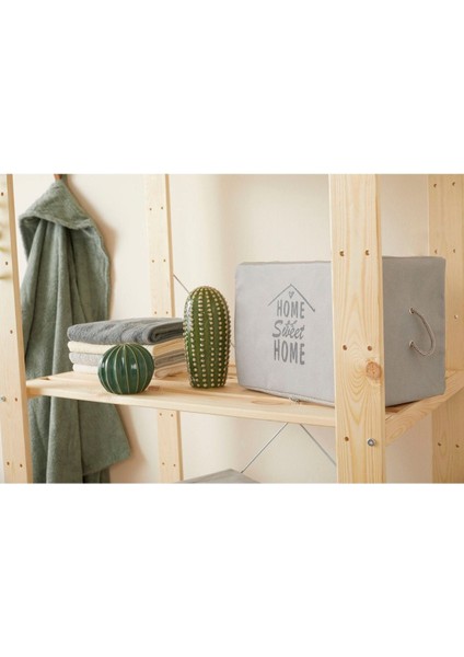 Tekno Trust 5'Li Küçük Boy Gri Renk Baza Altı Çeyiz Hurç Organizer ~ Ölçü: (30x22x18) X 5 adet fırsatları