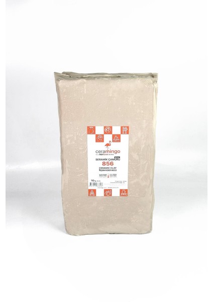 856 Seramik Çamuru Vakumlu - 10 kg