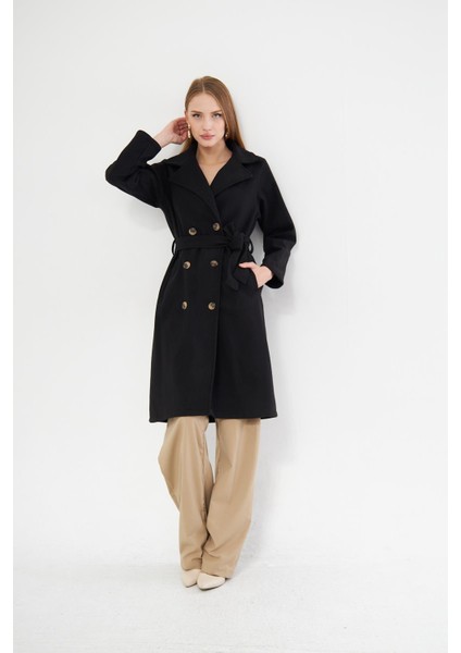 Beli Kuşaklı Kaşe Kaban K1141 fiyatları