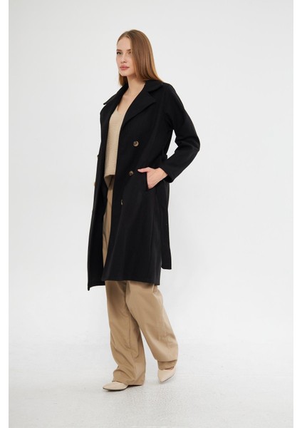 Beli Kuşaklı Kaşe Kaban K1141 modelleri