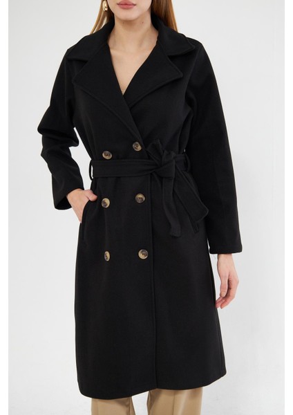 Beli Kuşaklı Kaşe Kaban K1141 fırsatları