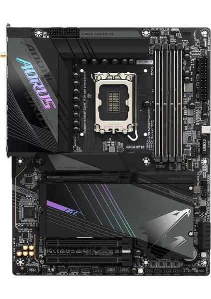 Z790 AORUS PRO X WIFI7 Intel Z790 Soket 1700 DDR5 8266(OC) MHz ATX Gaming (Oyuncu) Anakart