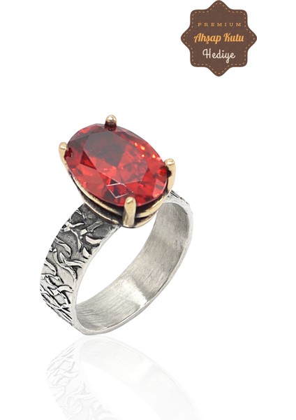 Yakut Taşlı El Işçiliği Otantik Gümüş Üçlü Set 201023377 fiyatları