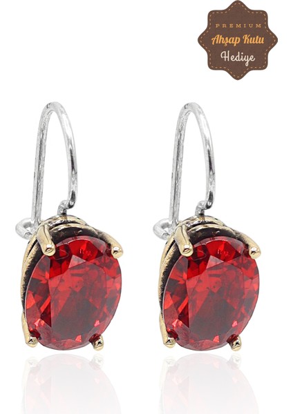 Yakut Taşlı El Işçiliği Otantik Gümüş Üçlü Set 201023377 modelleri