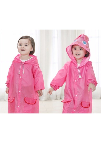 Kız & Erkek Çocuk Yağmurluk Karikatür Desenli Su Geçirmez Pratik modelleri