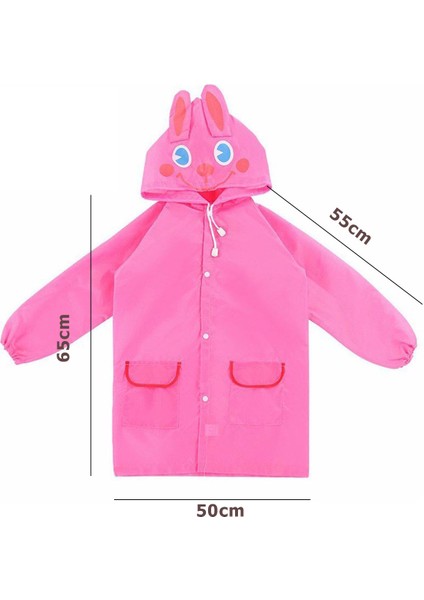 Kız & Erkek Çocuk Yağmurluk Karikatür Desenli Su Geçirmez Pratik fırsatları