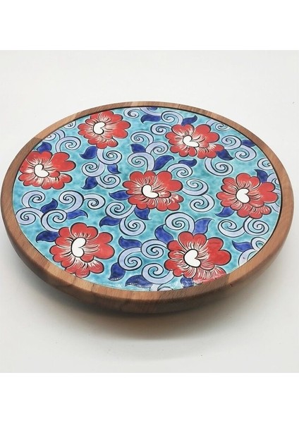 Seramik Sunumluk ( Çiçek Dekorlu ) modelleri