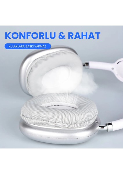 Hi-Fi Ses Kaliteli, Ayarlanabilir Kafa Üstü Bluetooth Kulaklık