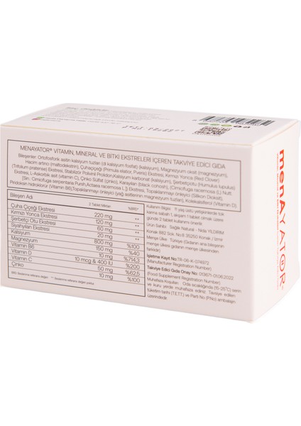 Menayator Vitamin fiyatları