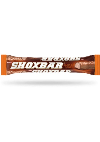 Shox Bar Kakao Kaplamalı Fındık Aromalı Kakaolu Nuga Bar 15 gr x 24 Adet Kutulu