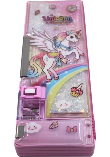 Kalemtraşlı Çift Bölmeli Kalem Kutusu fiyatları