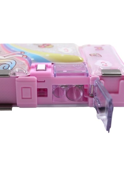 Kalemtraşlı Çift Bölmeli Kalem Kutusu fırsatları