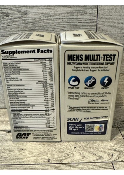 Mens Multi And Test Formulated For Active Men High Potency 60 Kapsul