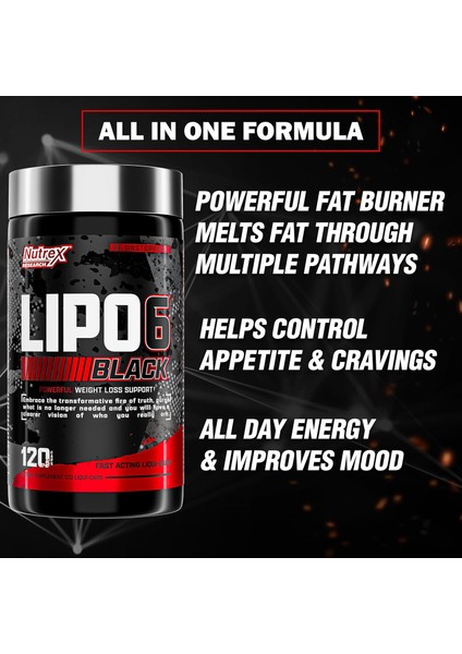 Lipo-6 Extreme Fat Burner 120 Kapsul