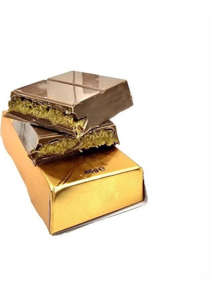 Rayess Antep Fıstıklı Kadayıf Dolgulu Sütlü Belçika Çikolatası - Dubai Çikolatası 86G fırsatları