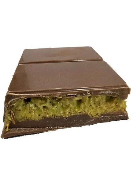 Rayess Antep Fıstıklı Kadayıf Dolgulu Sütlü Belçika Çikolatası - Dubai Çikolatası 86G indirimleri