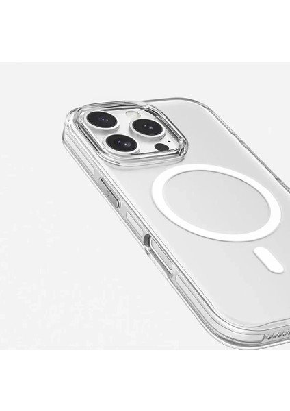 Apple Iphone 16 Pro Kılıf Magsafe Şarj Özellikli Kamera Korumalı Lopard Kripto Kapak