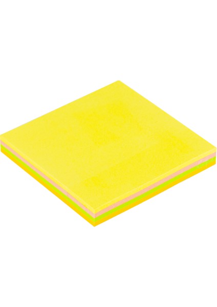 Yapışkanlı Not Kağıdı 75X75MM Neon 4 Renkli
