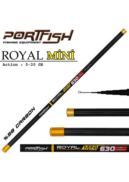 Mini Royal Carbon Göl Kamışı 450 cm