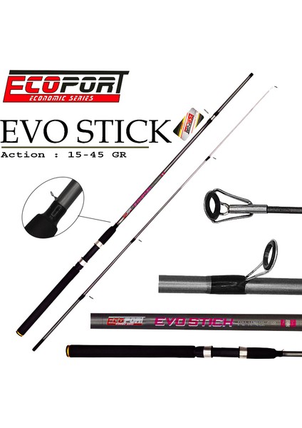 Evo Stick 240CM Spin Kamış 15 - 45 gr
