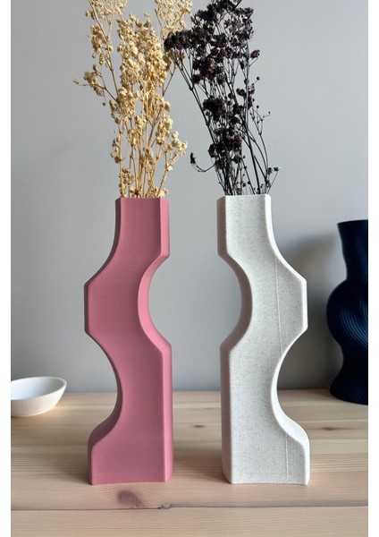 Puzzle Vazo Dekoratif Asimetrik Modern Ikili Set fırsatları