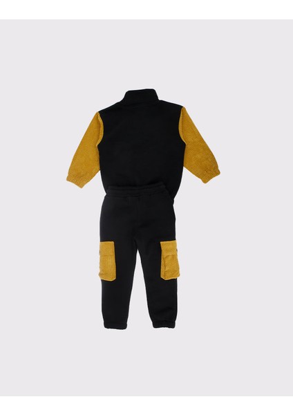 Kız / Erkek Çocuk Kadife Detaylı Eşofman Takımı_RG1433 modelleri