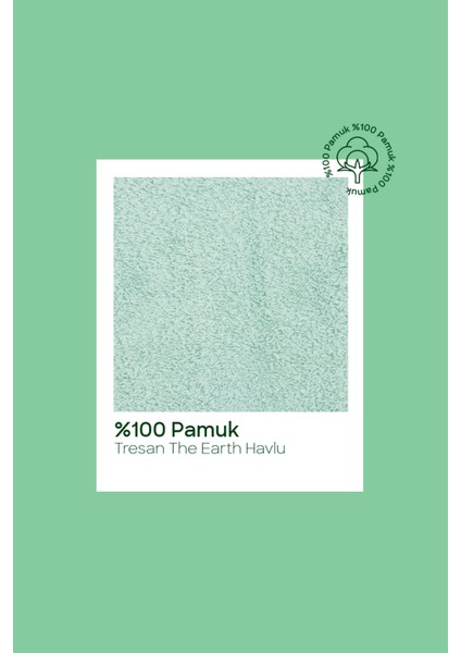 %100 Pamuk Saç Havlusu - Yeşil fiyatları