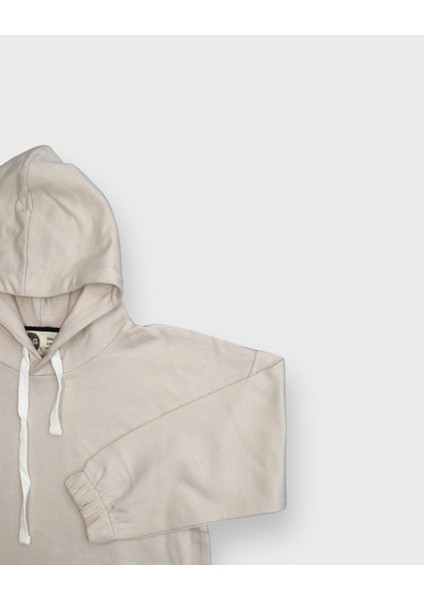 Çocuk Kapüşonlu ve Kanguru Cepli Sweat Elbise