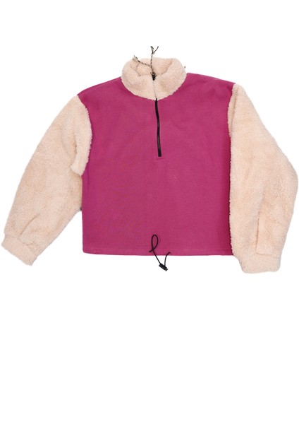Genç Kız Fermuarlı Kışlık Sweatshirt modelleri
