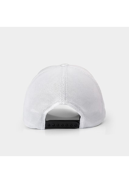 V1 Trucker Bengal Kaplan - 1bs Kod Logolu Unisex Siyah Siperli-Beyaz Şapka