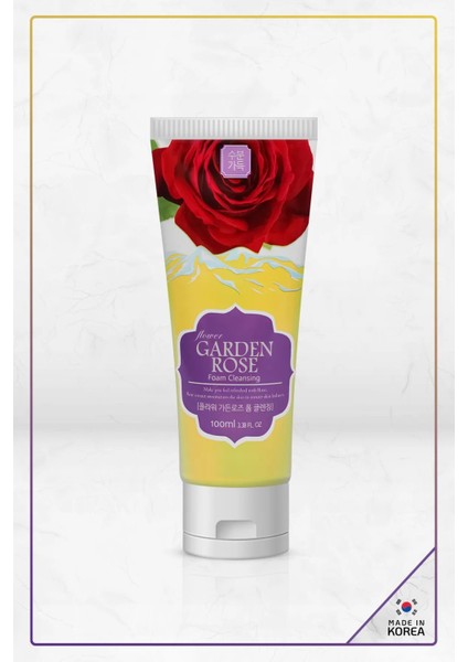 Dr. Cellio Bahçe Gülü Özü İçeren Ton Eşitleyici Flower Garden Rose Cleansing Foam