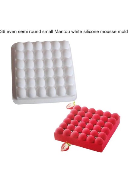36 Kavite Silikon Çikolata Kek Mum Kalıbı