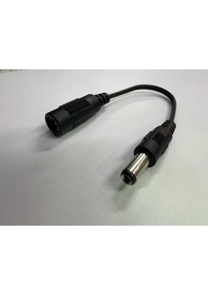 15 cm 5.5 mm 2.5 mm Adaptör Uzatma Kablosu 15 cm Standart Adaptör Uzatma Kablosu