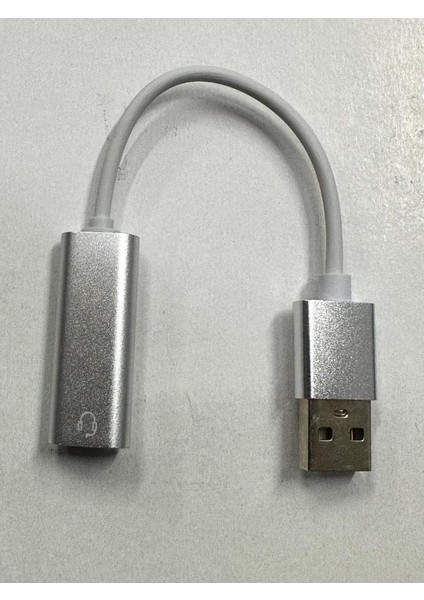 Tek Girişli USB Ses Kartı Kulaklık Mifrofon Tek Girişli USB Ses Kartı