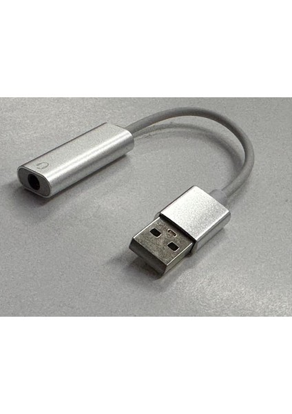 Tek Girişli USB Ses Kartı Kulaklık Mifrofon Tek Girişli USB Ses Kartı