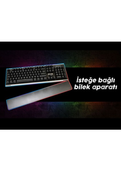 Klavye IKG-452 Empousa Rgb Oyuncu Sessiz Gerçek Mekanik El Bilekliği Hediyelidir indirimleri