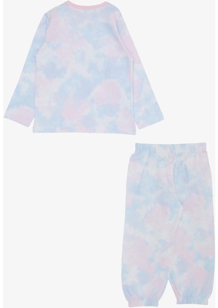 Kız Çocuk Pijama Takımı Batik Desenli 1-3 Yaş, Karışık Renk