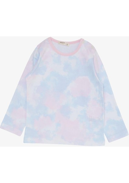 Kız Çocuk Pijama Takımı Batik Desenli 1-3 Yaş, Karışık Renk
