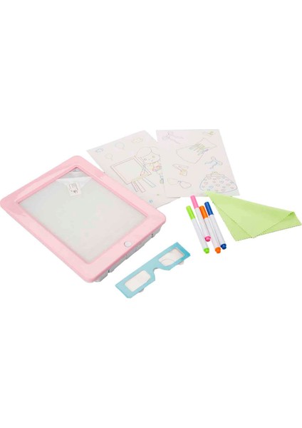 3D Doodle Sihirli Pembe Yazı Tahtası modelleri