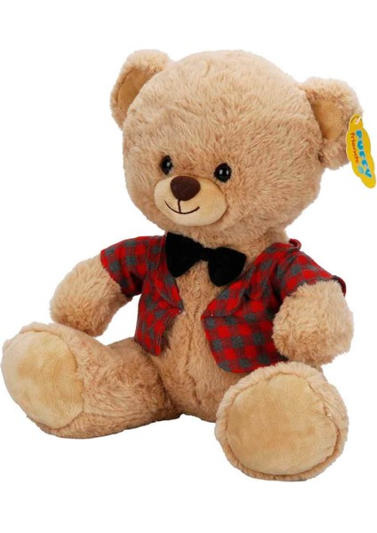 Kıyafetli Peluş Ayı 32 cm - Papyonlu Peluş Ayı modelleri